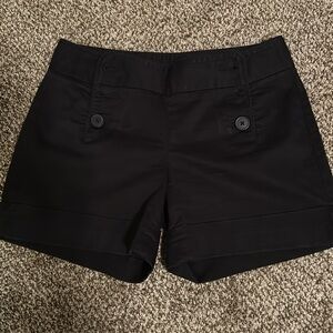 Express design Studio black shorts size 2